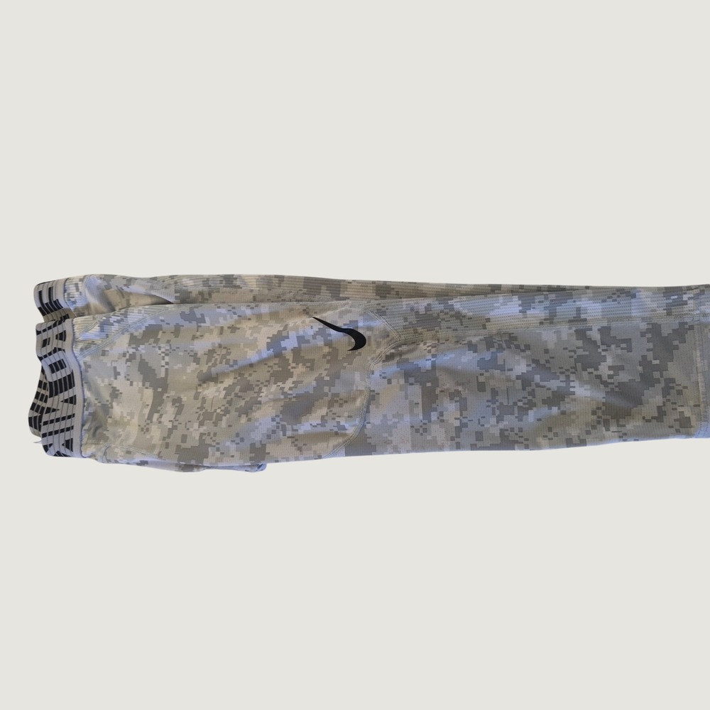 Nike Pro Compression Leggings Mens Grey Digital Camo Athletic Tights